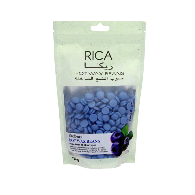 RICA HOT WAX BEANS BLUE BERRY 150GM