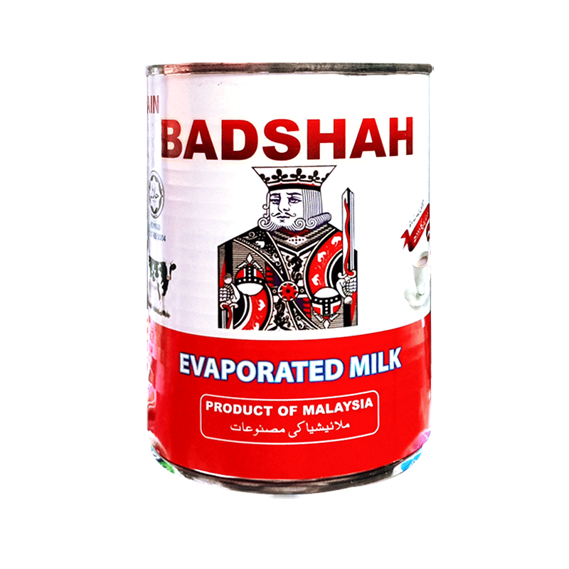 BADSHAH EVAPORATED MILK 410ML