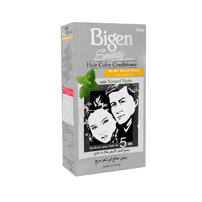 BIGEN HAIR COLOUR NO 881 NATURAL BLACK