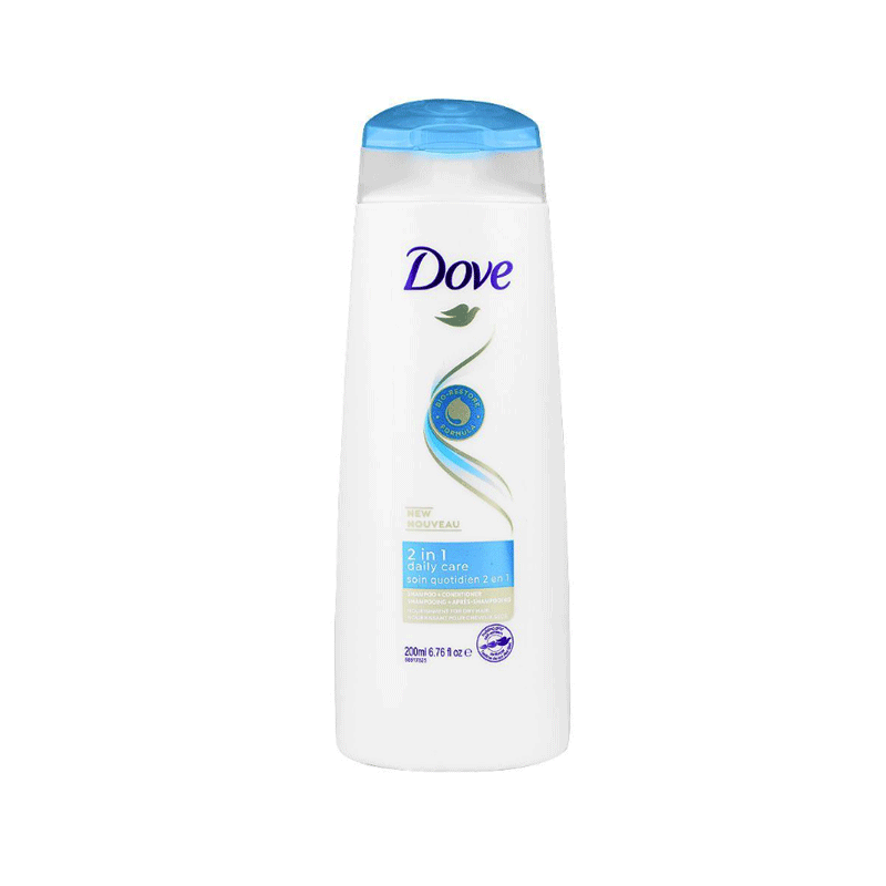 DOVE SHAMPOO 2IN1 DAILY CARE 200ML IMP