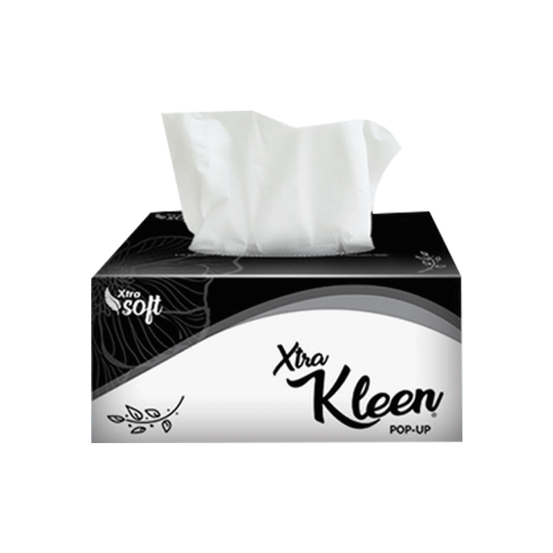 SATEENSOFT XTRA KLEEN TISSUE BOX POPUP 150X2PLY