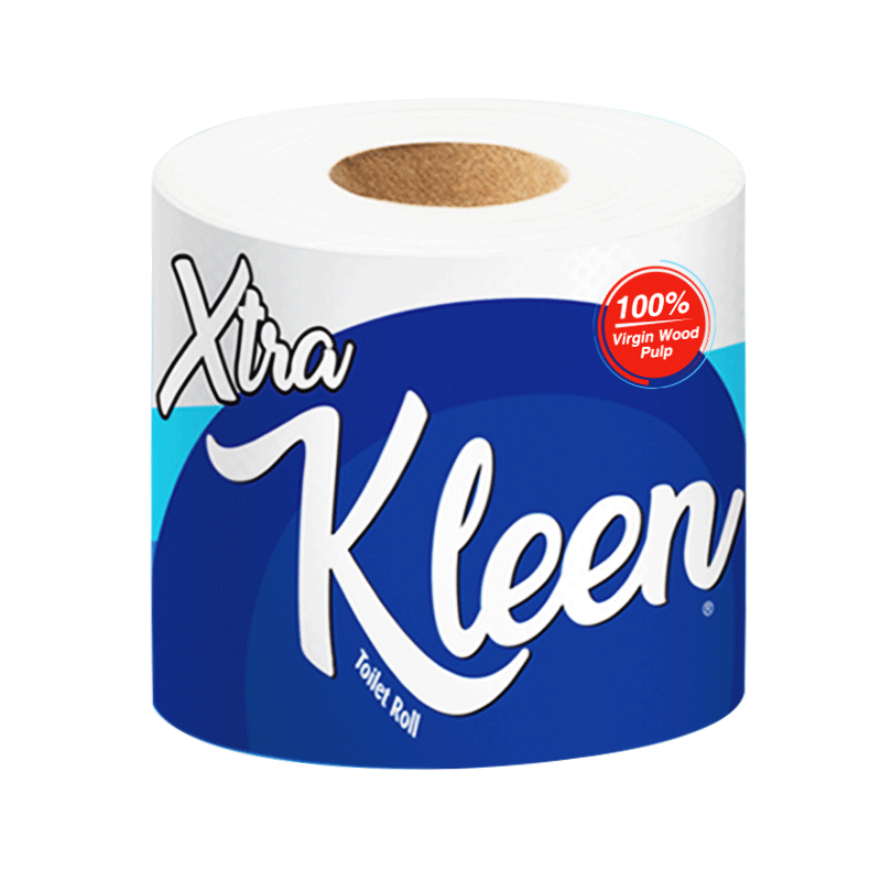 SATEENSOFT XTRA KLEEN TISSUE TOILET ROLL SINGLE