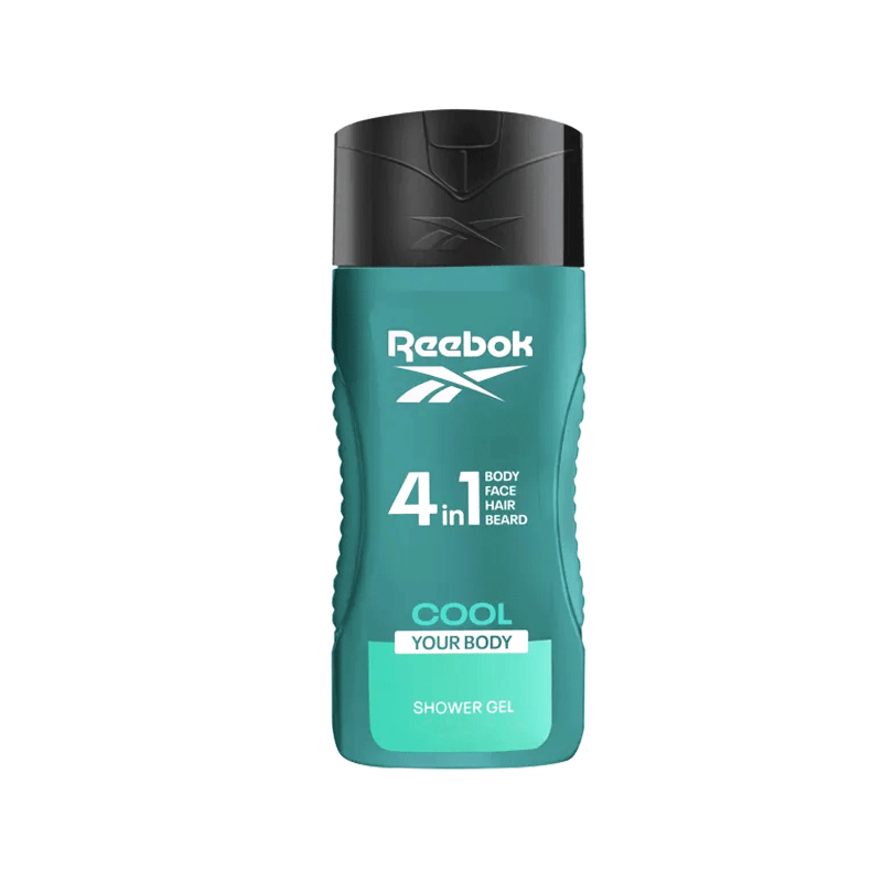 REEBOK COOL YOUR BODY GREY SHOWER GEL 400ML