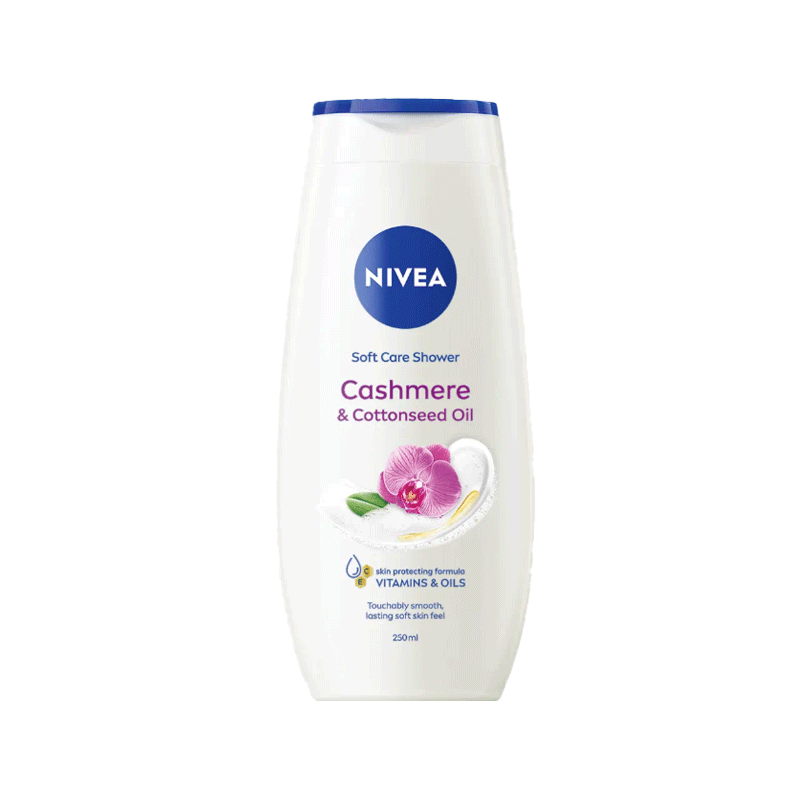NIVEA SHOWER GEL CASHMERE & COTTON SEED OIL 250ML