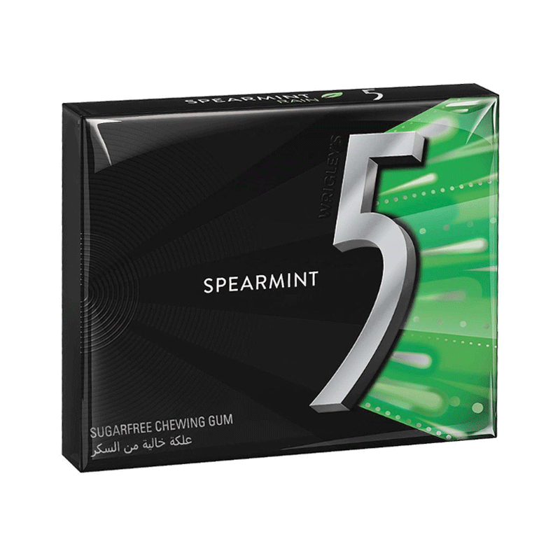 WRIGLEY 5 GUM SPEARMINT 15`S