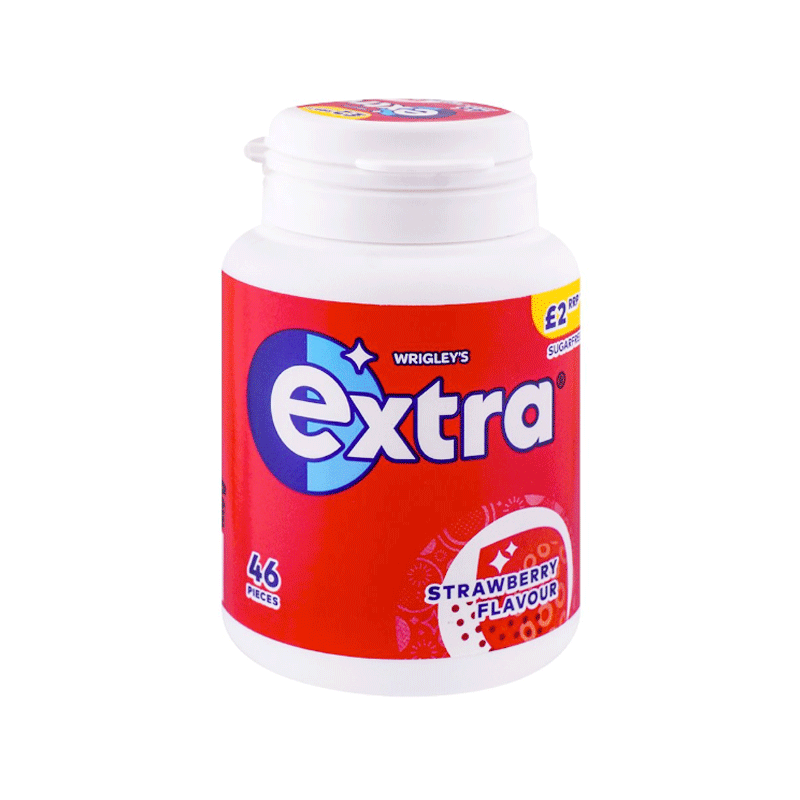 WRIGLEY EXTRA GUM STRAWBERRY 64GM