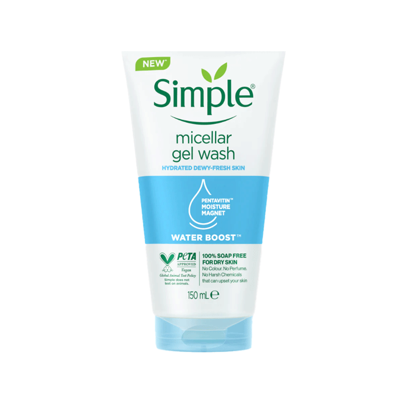 SIMPLE MICELLAR GEL WASH WATER BOOST 150ML