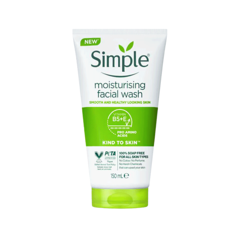 SIMPLE MOISTURISING FACIAL WASH 150ML