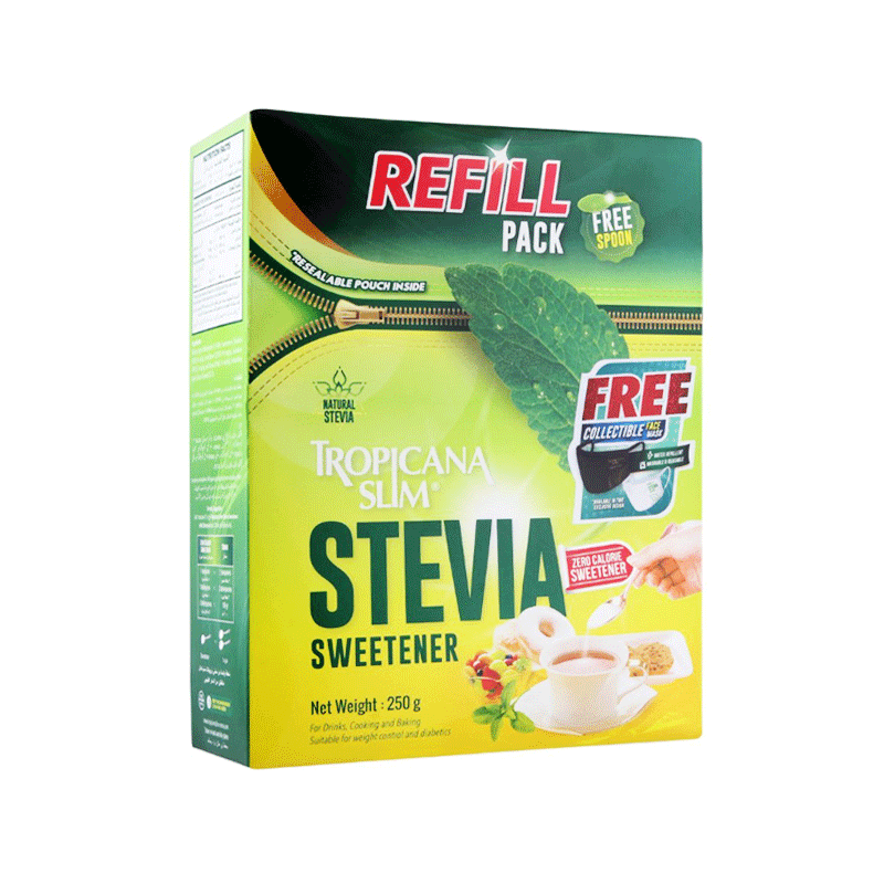 TROPICANA STEVIA SWEETNER 250GM REFILL PACK
