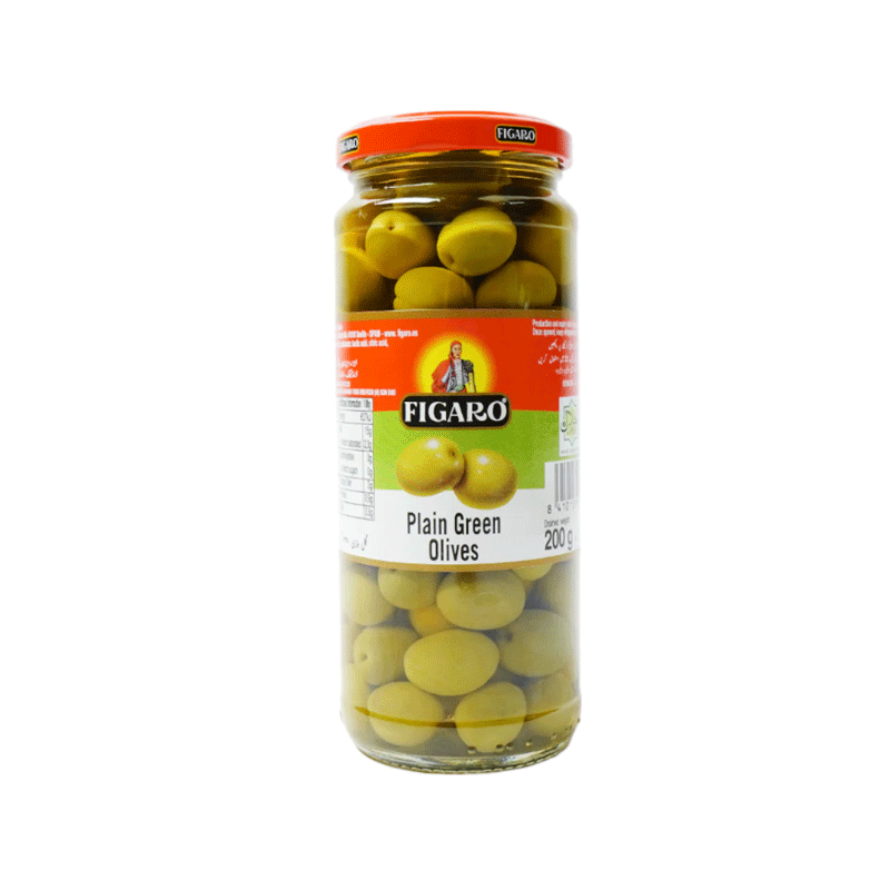 FIGARO PLAIN GREEN OLIVES 340GM