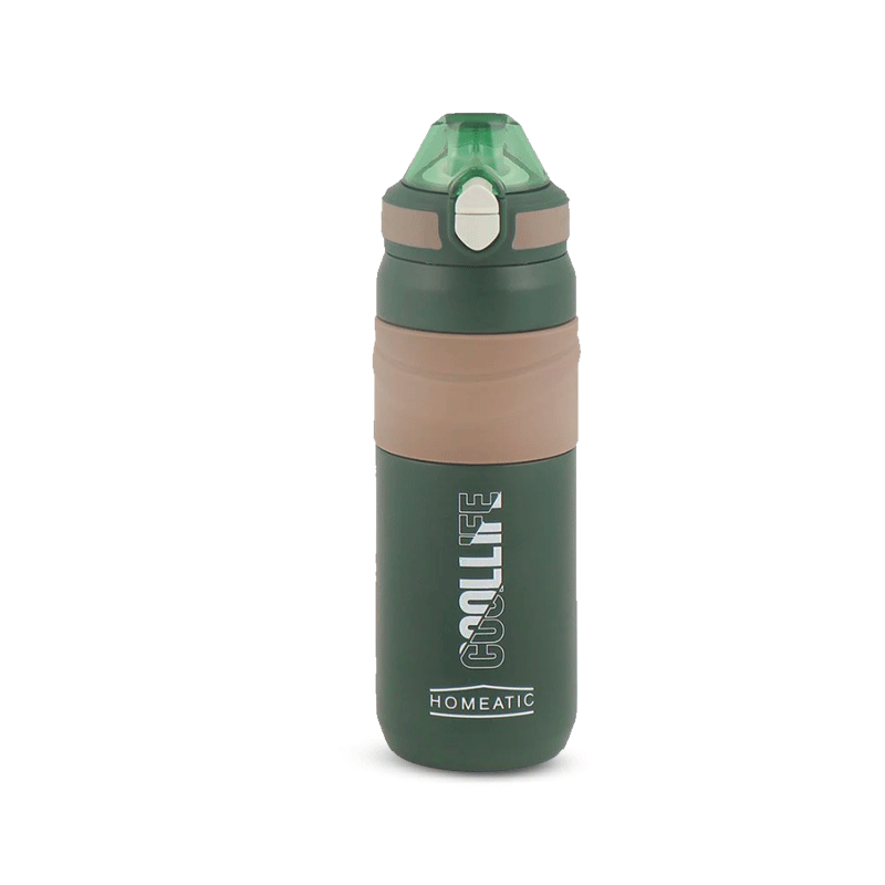 HOMEATIC STEEL WATER BOTTLE 650ML, MODEL HKD-7013 1PCS