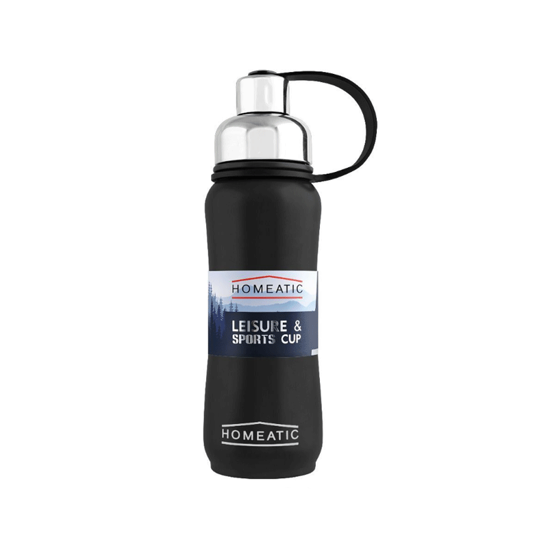 HOMEATIC STEEL WATER BOTTLE 500ML, MODEL HKD-850 1PCS
