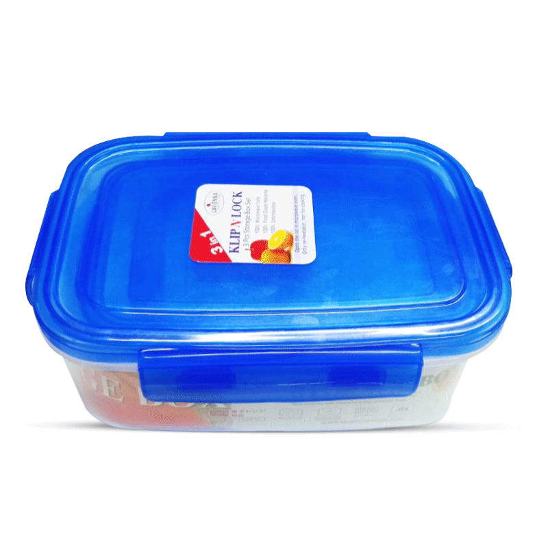 KLIP N LOCK STORAGE BOX 3PCS SET, 1PCS
