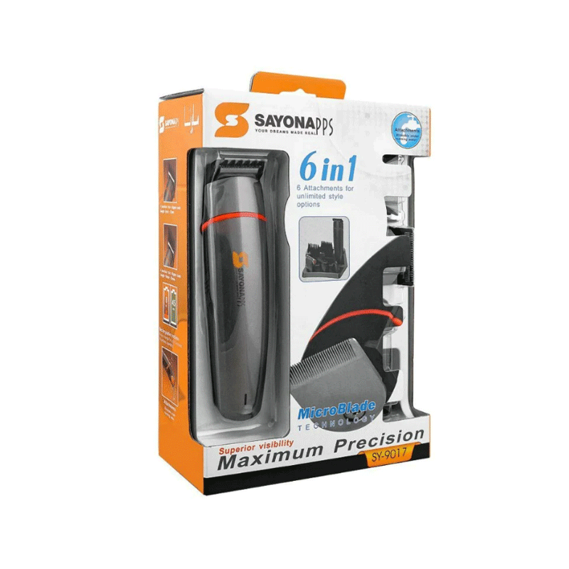 SAYONA SHAVING KIT 6IN 1 SY-9017