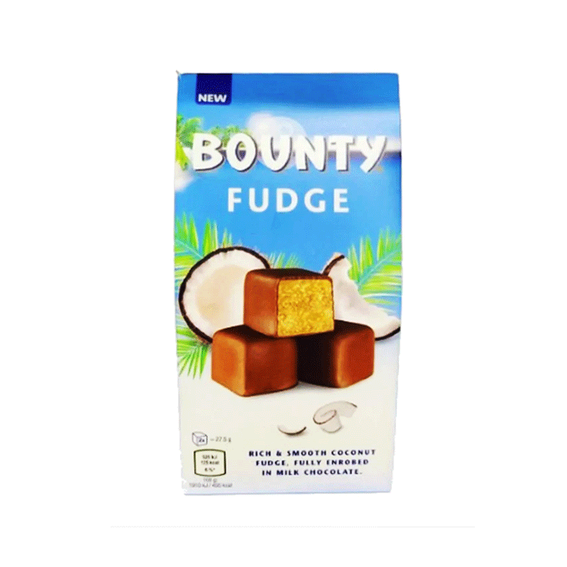 BOUNTY CHOCOLATE FUDGE 110GM BOX