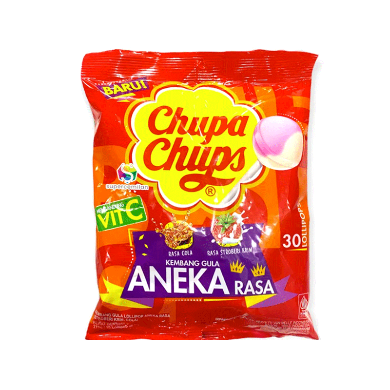 CHUPA CHUPS ANEKA RASA LOLLYPOP 270GM