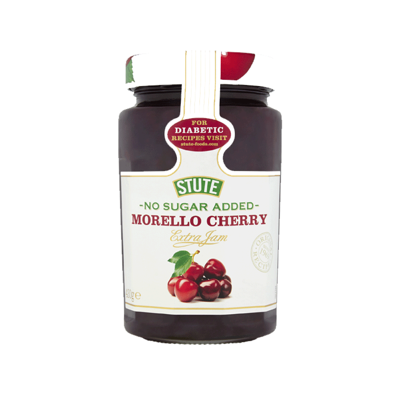 STUTE DIABETIC JAM MORELLO CHERRY 430GM