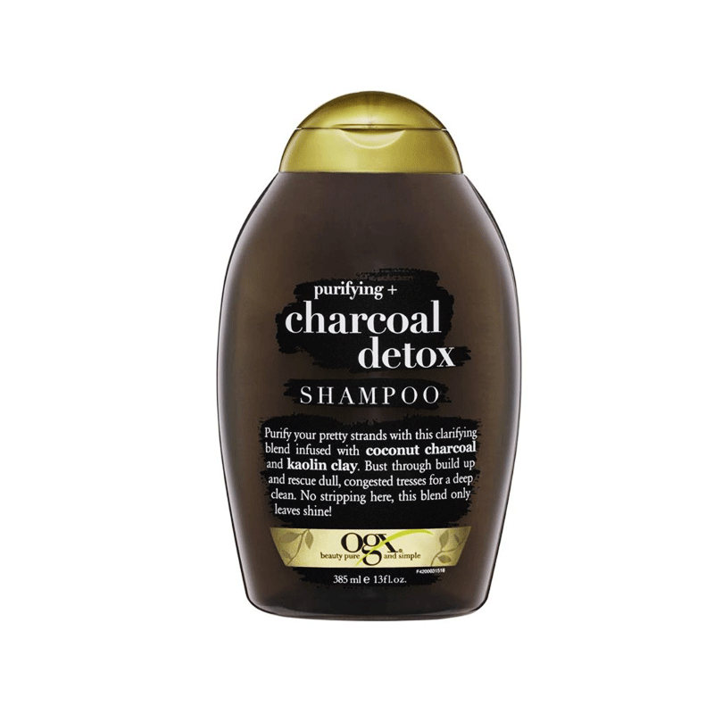 OGX PURIFYING CHARCOAL DETOX SHAMPOO 385ML