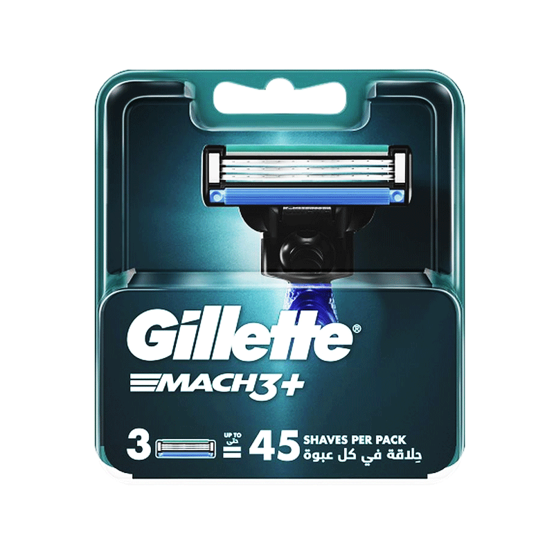 GILLETTE MACH 3+ CARTRIDGES 3'S 1PCS