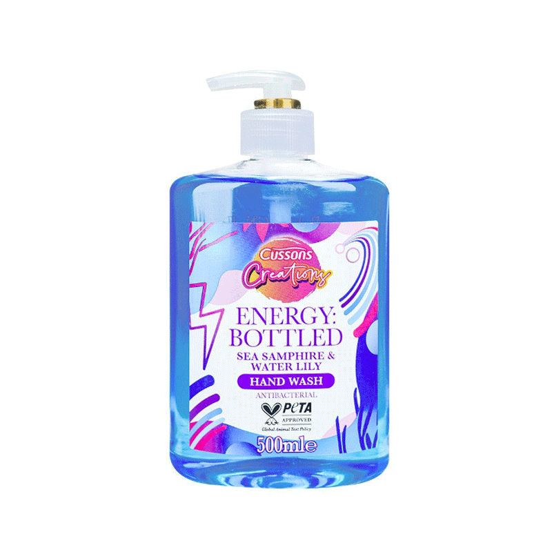 CUSSONS HANDWASH ENERGY BOTTLED 500ML