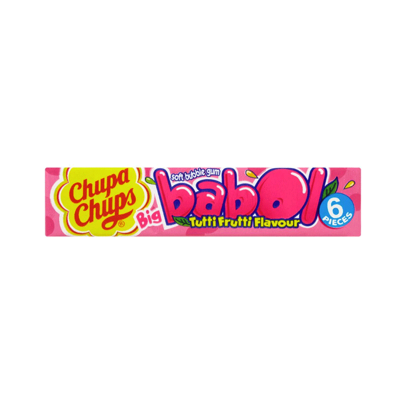 CHUPA CHUP BIG BABOL GUM TUTTI FRUTTI 27GM