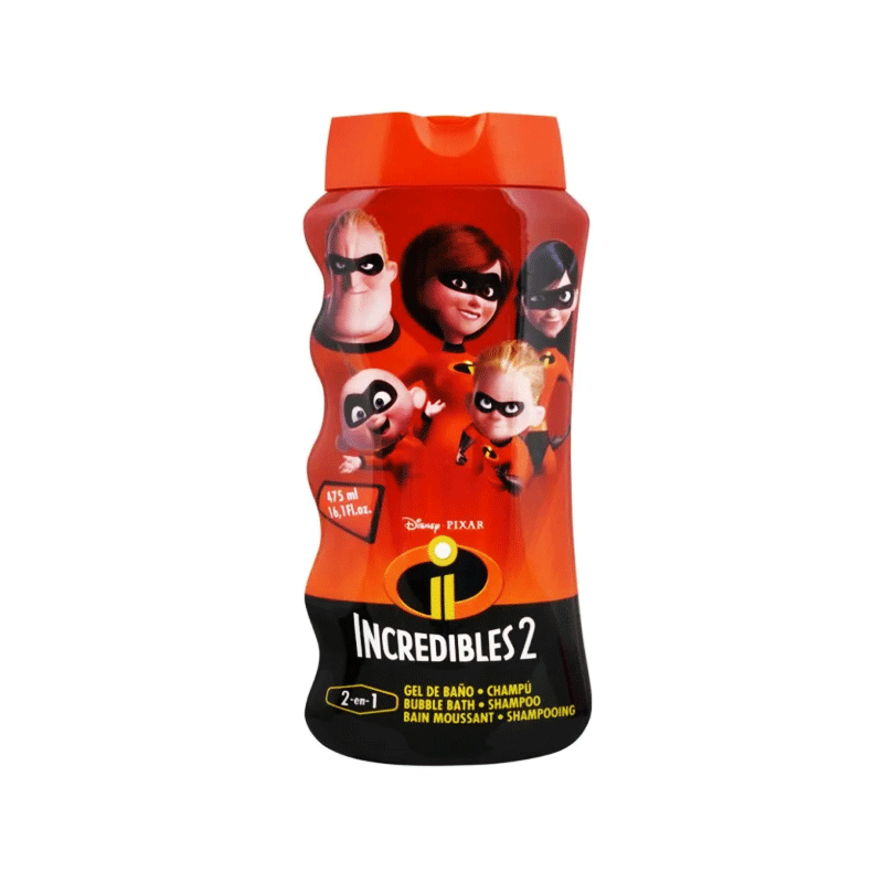 LORENAY INCREDIBLES 2 BUBBLE BATH + SHAMPOO 475ML