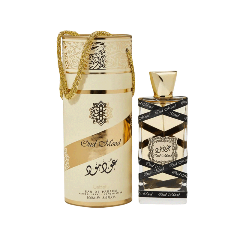 LATTAFA OUD MOOD PERFUME ELASIR 100ML LIGHT GOLD