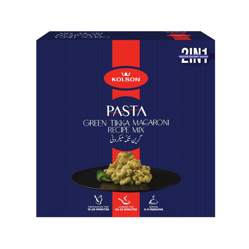 KOLSON MACRONI GREEN TIKKA 250GM