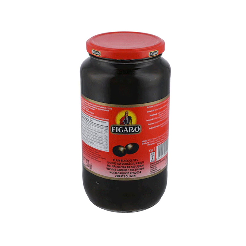 FIGARO PLAIN BLACK OLIVES 575GM