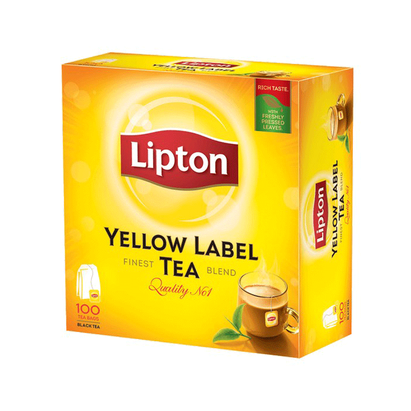 LIPTON TEA BAG YELLOW LABLE 100S