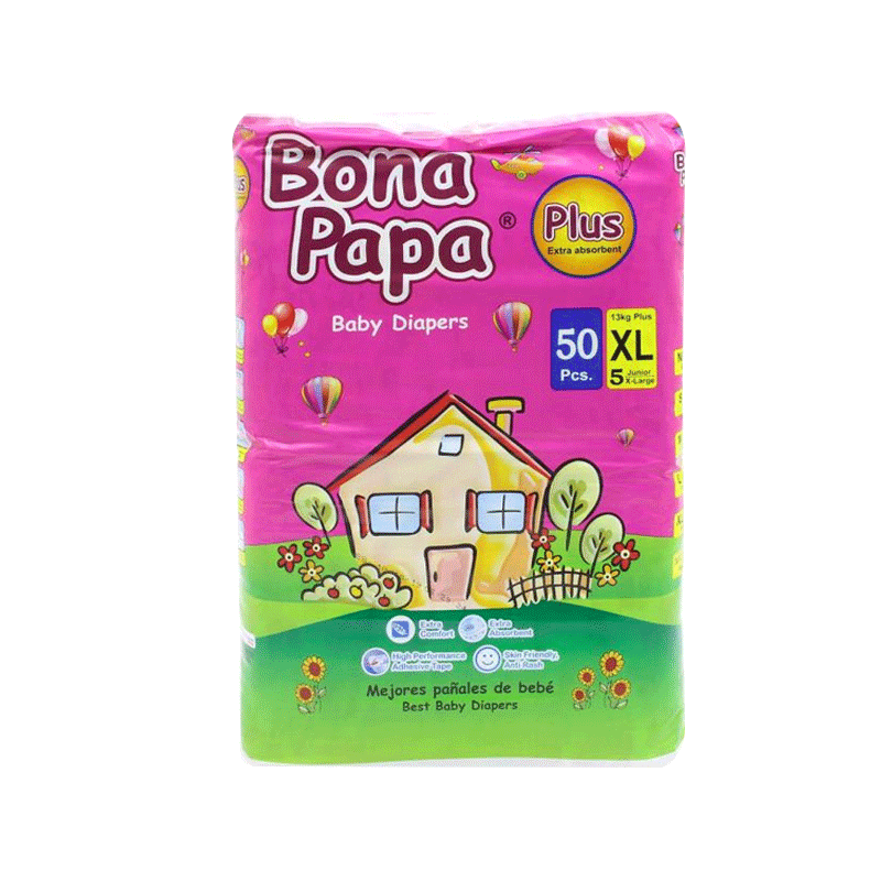 BONA PAPA PLUS BABY DIAPER  XL 50`S