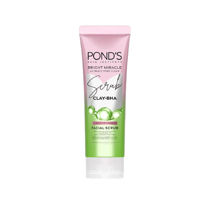 PONDS BRIGHT MIRACLE SCRUB CLAY-BHA 100GM