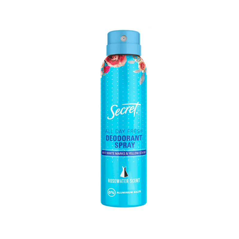 SECRET ROSE WATER SCENT DRODORANT SPRAY 150ML