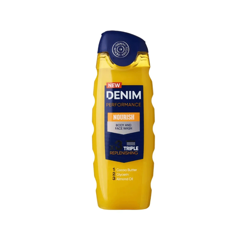 DENIM NOURISH BODY AND FACE WASH 400ML