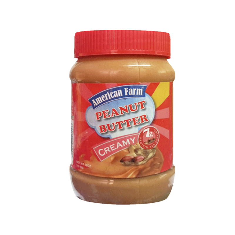 AMERICAN FARM PEANUT BUTTER CREAMY 510GM