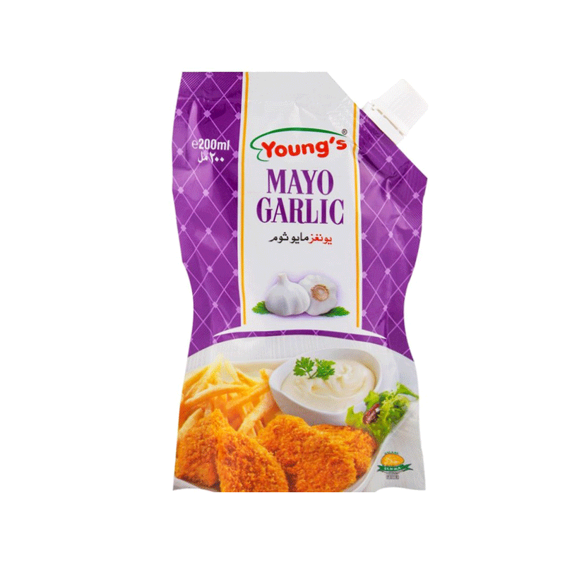 YOUNG`S FRENCH MAYO GARLIC POUCH 200ML