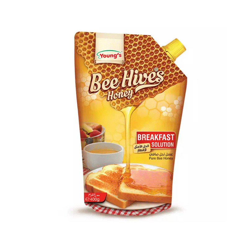 YOUNG`S BEE HIVES HONEY 400GM POUCH