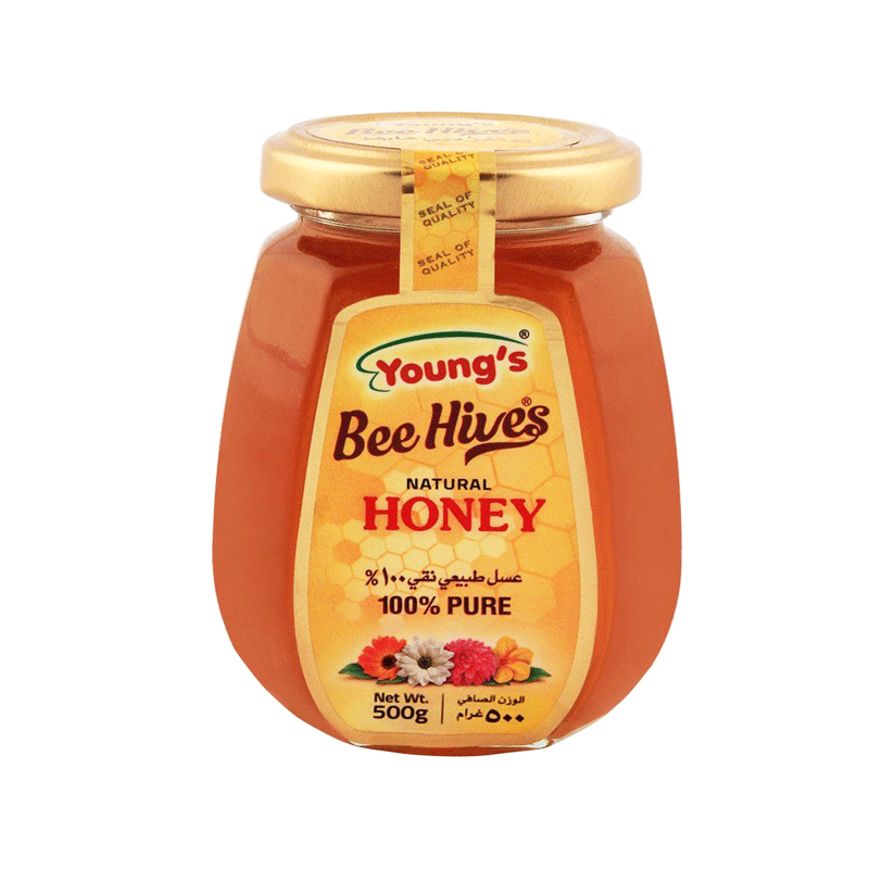 YOUNG`S BEE HIVES NATURAL HONEY 500GM