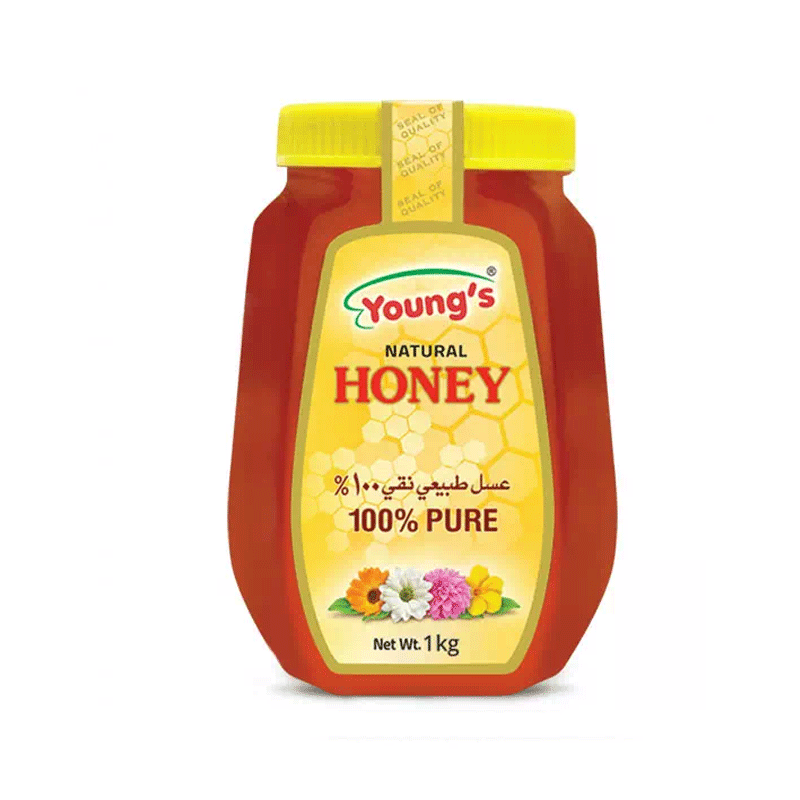 YOUNG`S BEE HIVES NATURAL HONEY 1KG