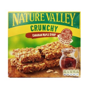 NATURE VALLEY CRUNCHY OATS`N MAPLE GRANOLA BARS 10`S