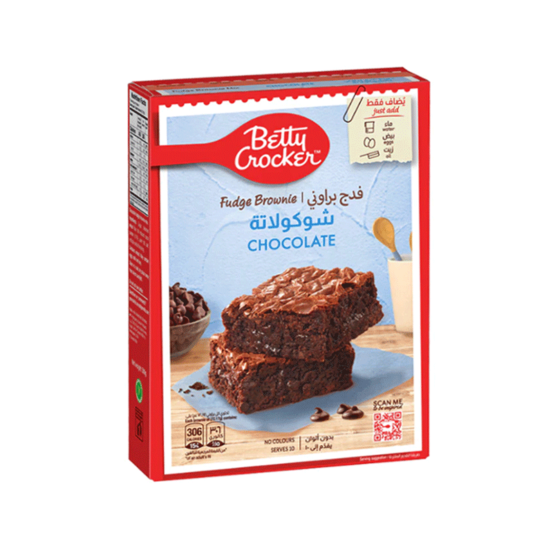 BETTY CROCKER FUDGE BROWNIE CHOCOLATE 500GM