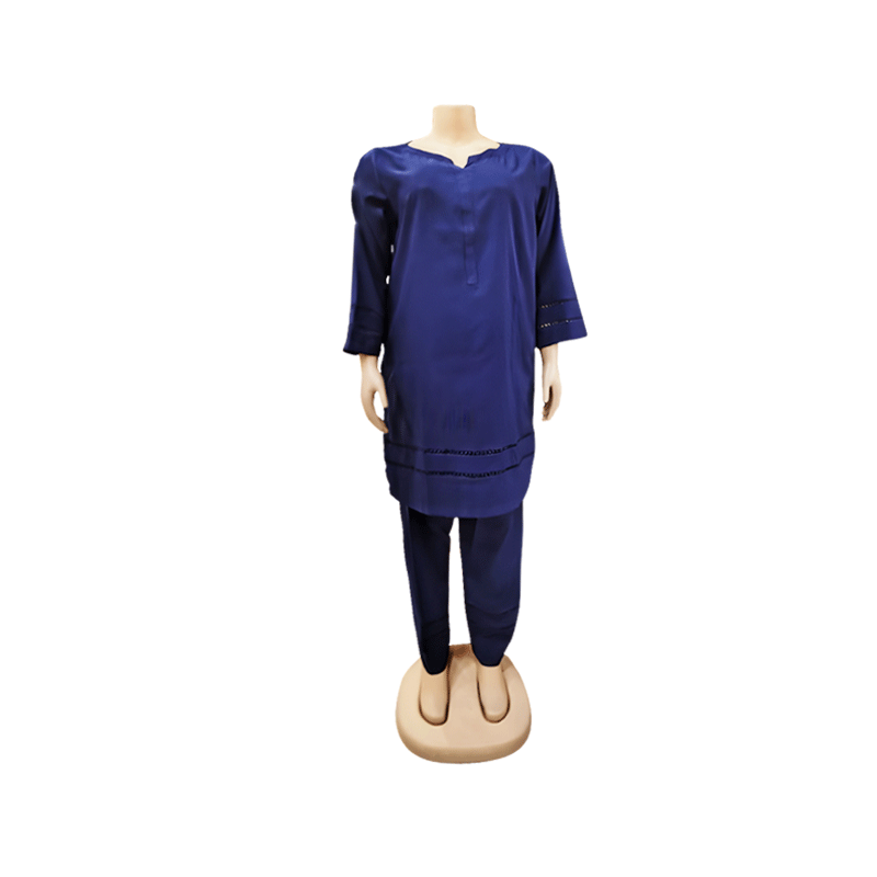 HOOR PARI LADIES 2PCS SUIT NAVY BLUE - S,M,L