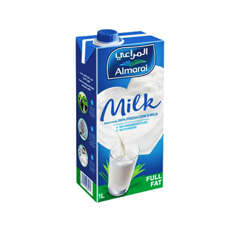 ALMARAI MILK FULL FAT 1LTR