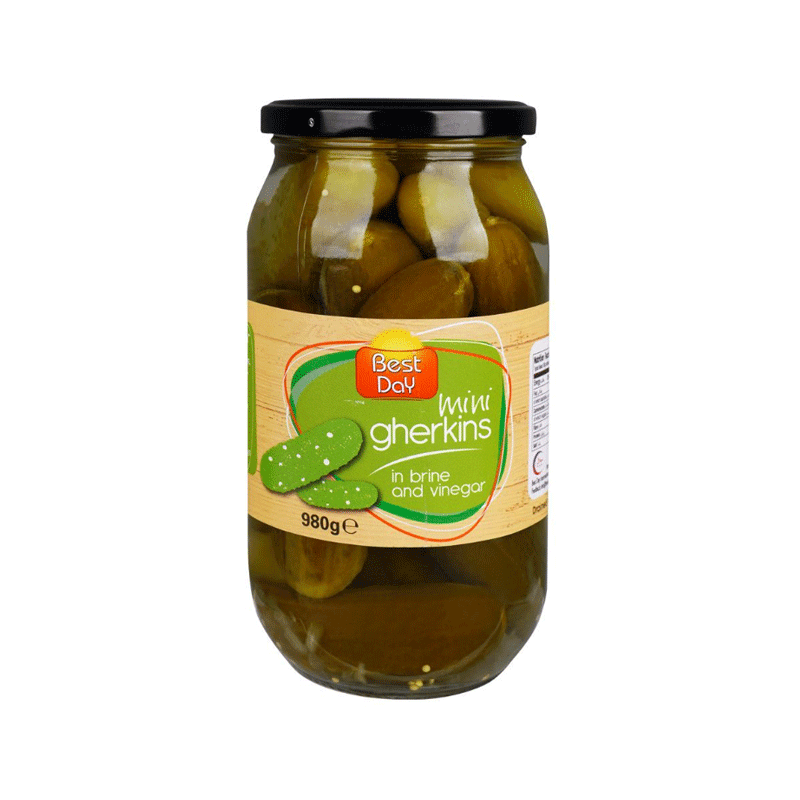 BEST DAY MINI GHERKINS 980GM