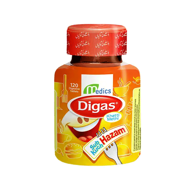 DIGAS KHATTI METHI TABLET 120`S