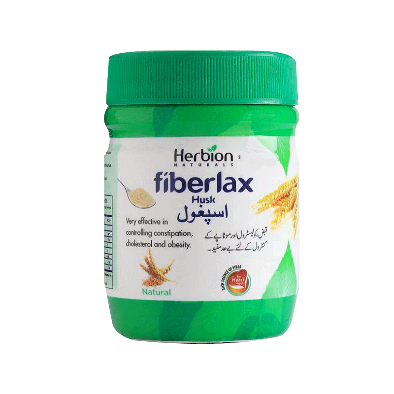 HERBION FIBERLAX ISPAGHOL NATURAL 85GM JAR