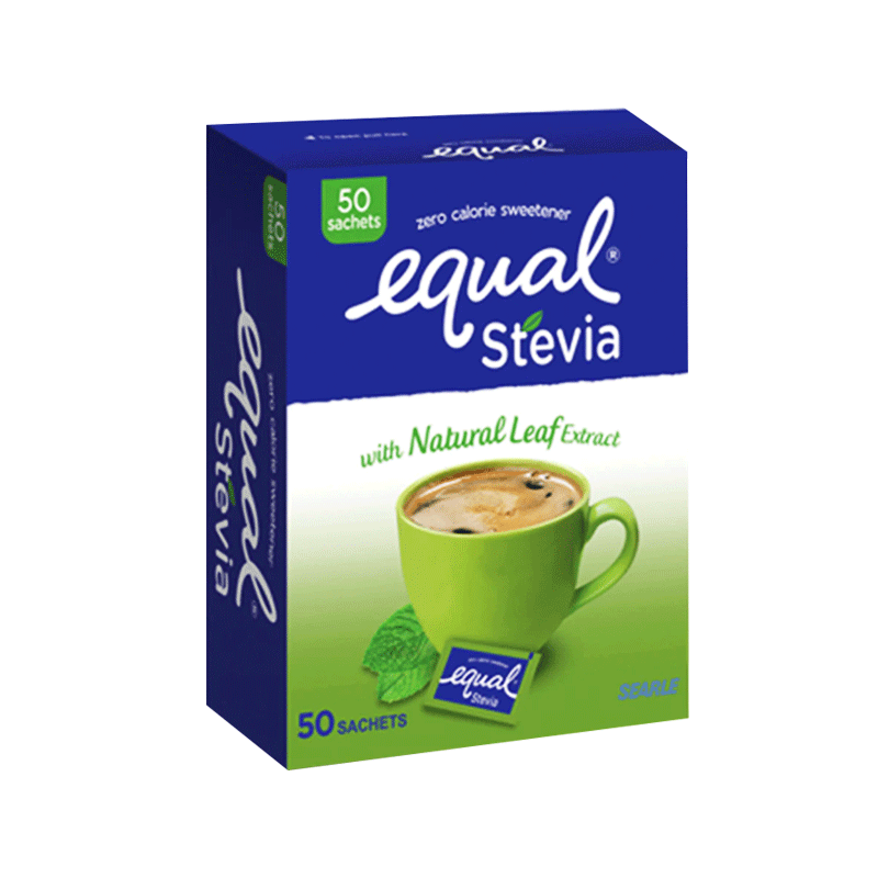 EQUAL SWEETENER STEVIA 50'S SACHETS BOX