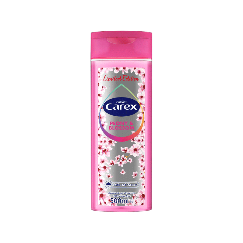 CUSSONS CAREX SHOWER GEL PEONY BLOSSOM 500ML