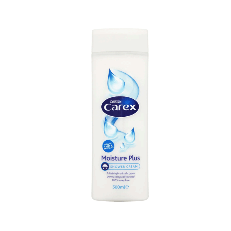 CUSSONS CAREX SHOWER GEL MOISTURE PLUS 500ML