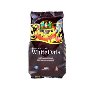 NATURES OWN WHITE OATS 500GM POUCH